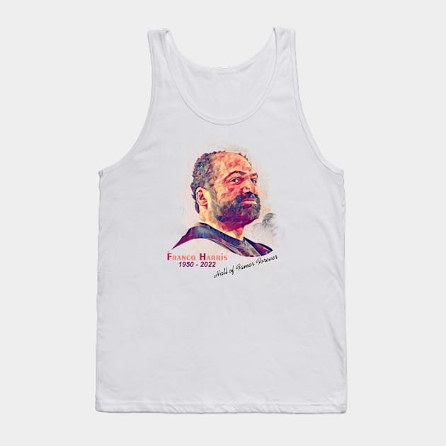 Franco Harris Tank Top by Abiarsa